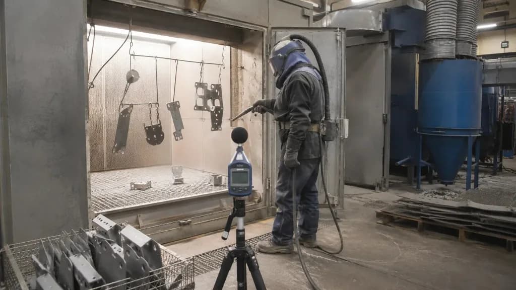 Odborný posudek pro tryskací nebo pískovací zařízení